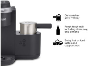 K-Café Single serving Coffee Latte and Cappuccino Maker Design