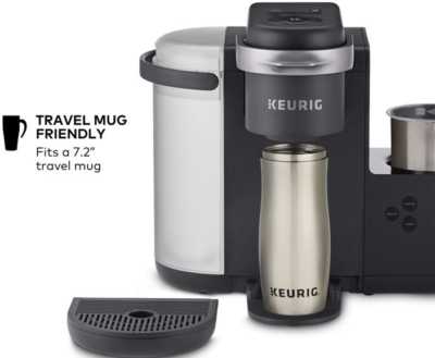 K-Café Single serving Coffee Latte and Cappuccino Maker Travel Mug Friendly